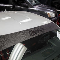Shadow Black / Satin Black Windshield Banner ( Limited )