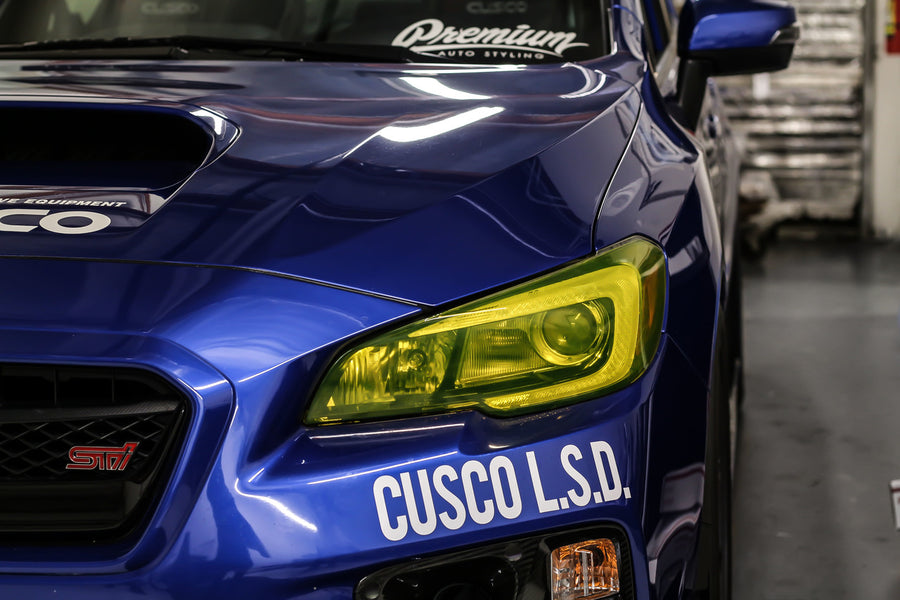 Full Yellow Headlight Tint Kit | 2015-2021 Subaru WRX / STI