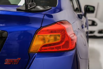 Amber Tint Shown on a Tail Light