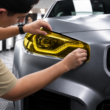 2023-2026 BMW G87 M2 Pre-Cut Headlight PPF | Yellow Tint