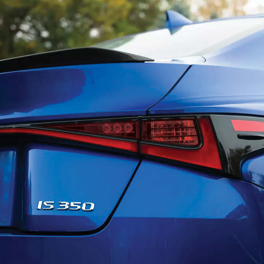 Red Tint Overlays - (2021-2025 Lexus IS)