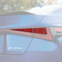 Red Tint Overlays - (2021-2025 Lexus IS)