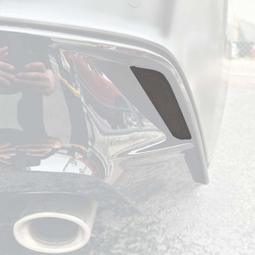 Rear Bumper Reflector Overlays | 2021-2024 Lexus IS