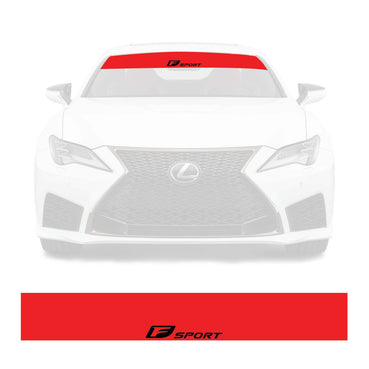 F Sport Windshield Banner - Universal Fit