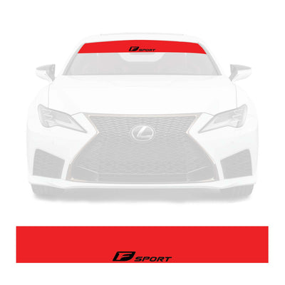 F Sport Windshield Banner - Universal Fit