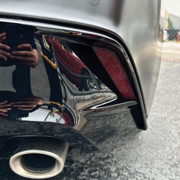 Rear Bumper Reflector Overlays | 2021-2024 Lexus IS