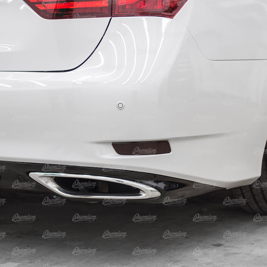 Rear Bumper Reflectors - Gloss Black | 2013-2015 Lexus GS350/GS450h
