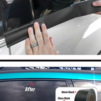 3M Trim Wrap ( Matte Black Chrome Delete )