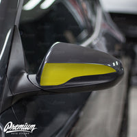 2018-2019 Hyundai Veloster Mirror Accent Vinyl Overlays - Carbon Fiber Vinyl