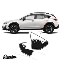 Version 2 - Mtn. Range Quarter Window DECAL