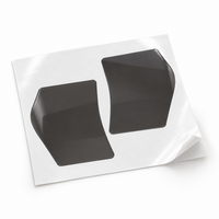 2023-2026 BMW G87 M2 Taillight Side Marker Reflector Pre-Cut Vinyl Overlay | Smoked Tint & Gloss Black