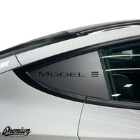 TESLA MODEL 3 | QUARTER WINDOW DECAL - 