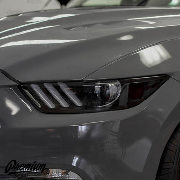 2015-2017 Ford Mustang headlight amber delete