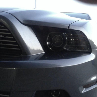 Smoked Headlight Tint Overlay | 2010-2014 Ford Mustang