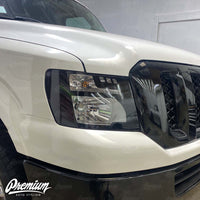 Headlight Amber Delete + Custom Cut Out Overlay | 2012-2021 Nissan NV1500-3500