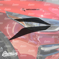 Headlight Amber Delete Overlay  - Gloss Black | 2020-2021 Kia Forte GT