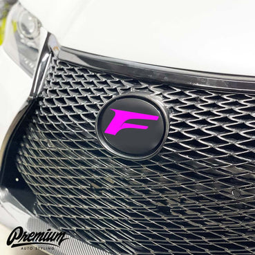 lexus f logo front emblem overlay