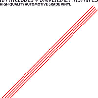 Universal Pinstripe Kit ( Multiple Colors Available ) 40 inch Pinstripes | Set of 4