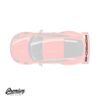 Porsche 991 GT3 RS rear wing decal