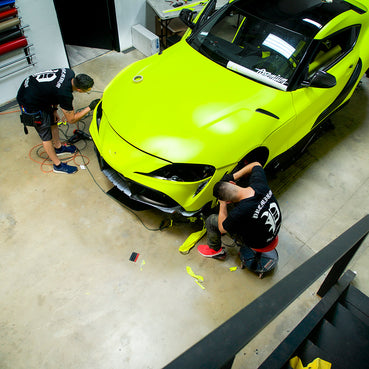 Premium Auto Styling Logo Decal | 14 inch - Acid Green