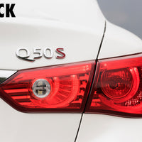 Tail Light Red Tint Overlays | 2014-2017 Infiniti Q50