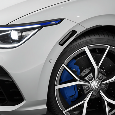 2022-2026 VW MK8 Golf R Side Marker Overlays in Gloss Black