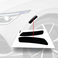 gloss black side marker overlay