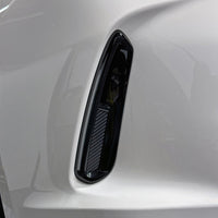 2023-2024 Honda Civic TYPE R | Rear Bumper Reflector Overlays - CARBON FIBER