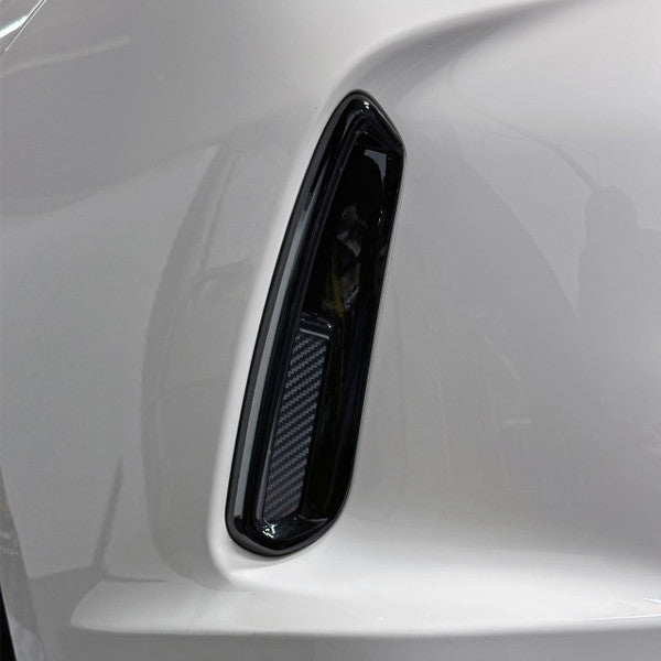 2023-2024 Honda Civic TYPE R | Rear Bumper Reflector Overlays - CARBON FIBER