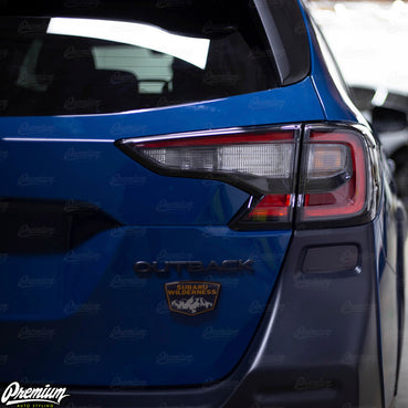 Rear Bumper Reflector Overlay - Smoke Tint