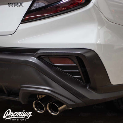 Smoked Rear Bumper Reflector Overlays | 2022-2026 Subaru WRX