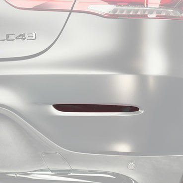 Rear Bumper Reflector Tint Pre-cut Overlays | 2020-2023 Mercedes GLC
