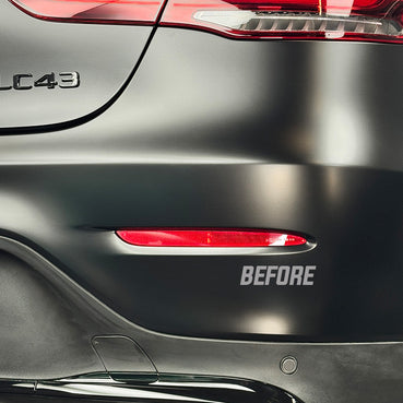 Rear Bumper Reflector Tint Pre-cut Overlays | 2020-2023 Mercedes GLC