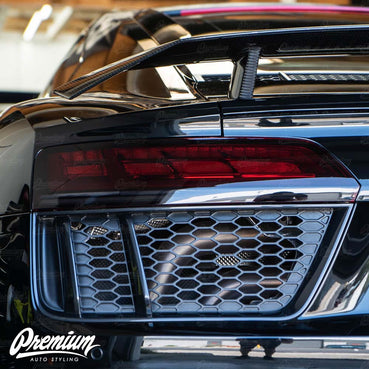 Smoked Tail Light Pre-Cut Protection Film | 2017-2020 Audi R8