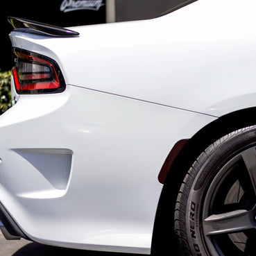 2015-2022 Dodge Charger smoked rear side reflector overlays