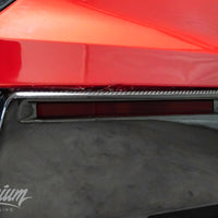 Rear Bumper Reflector Smoke Tint / Gloss Black Vinyl Overlays | 2014-2019 Chevrolet Corvette C7