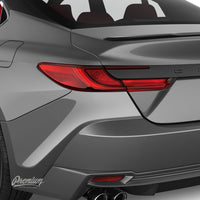 Full Red Tail Light Turn Signal + Reverse Light Pre-cut Overlays | 2025 Toyota Camry XLE / XSE