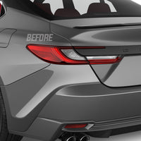 Full Red Tail Light Turn Signal + Reverse Light Pre-cut Overlays | 2025 Toyota Camry XLE / XSE