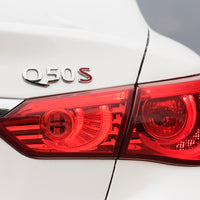 Tail Light Red Tint Overlays | 2014-2017 Infiniti Q50