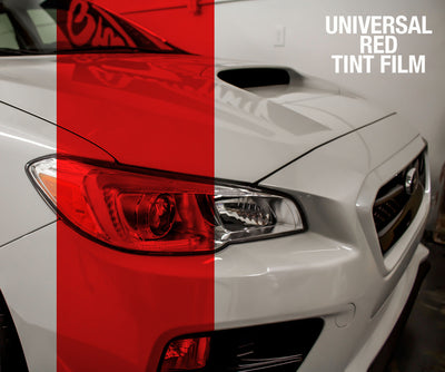 Red Tint -Bulk Tint Film 13.5-inch wide x 1-15ft