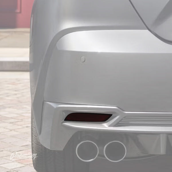 Rear Bumper Reflector Tint Pre-cut Overlays | 2025+ Toyota Camry