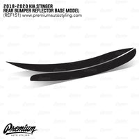 Rear Bumper Reflector Overlay - Smoke Tint | 2018-2021 Kia Stinger