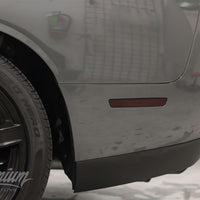 Rear Side Reflector Overlays - Smoke Tint | 2015-2023 Dodge Challenger