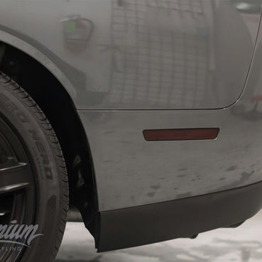 Rear Side Reflector Overlays - Smoke Tint | 2015-2023 Dodge Challenger