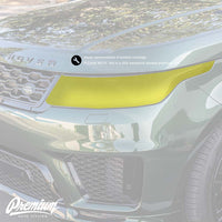 Pre-Cut Headlight Protection Smoked Film Covers | Range Rover