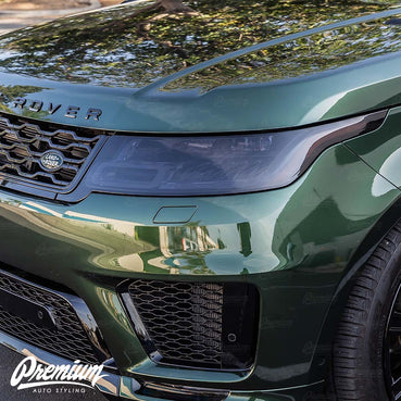 Pre-Cut Headlight Protection Smoked Film Covers | Range Rover