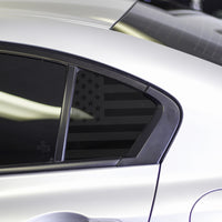 American Flag Quarter Window DECAL Set (2012-2015 Civic Sedan)
