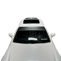 Universal Fit | SATIN DARK GREY Window Banner - Blank ( No Logo )