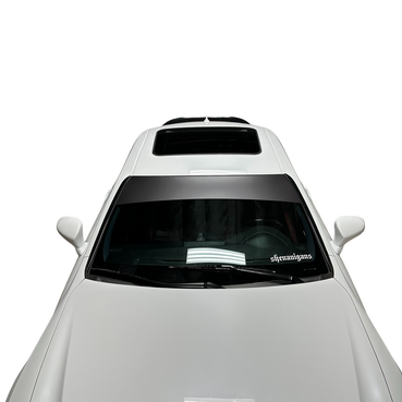 Universal Fit | SATIN DARK GREY Window Banner - Blank ( No Logo )