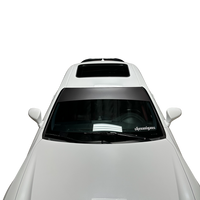 Universal Fit | SATIN DARK GREY Window Banner - Blank ( No Logo )